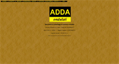 Desktop Screenshot of addaondulati.com